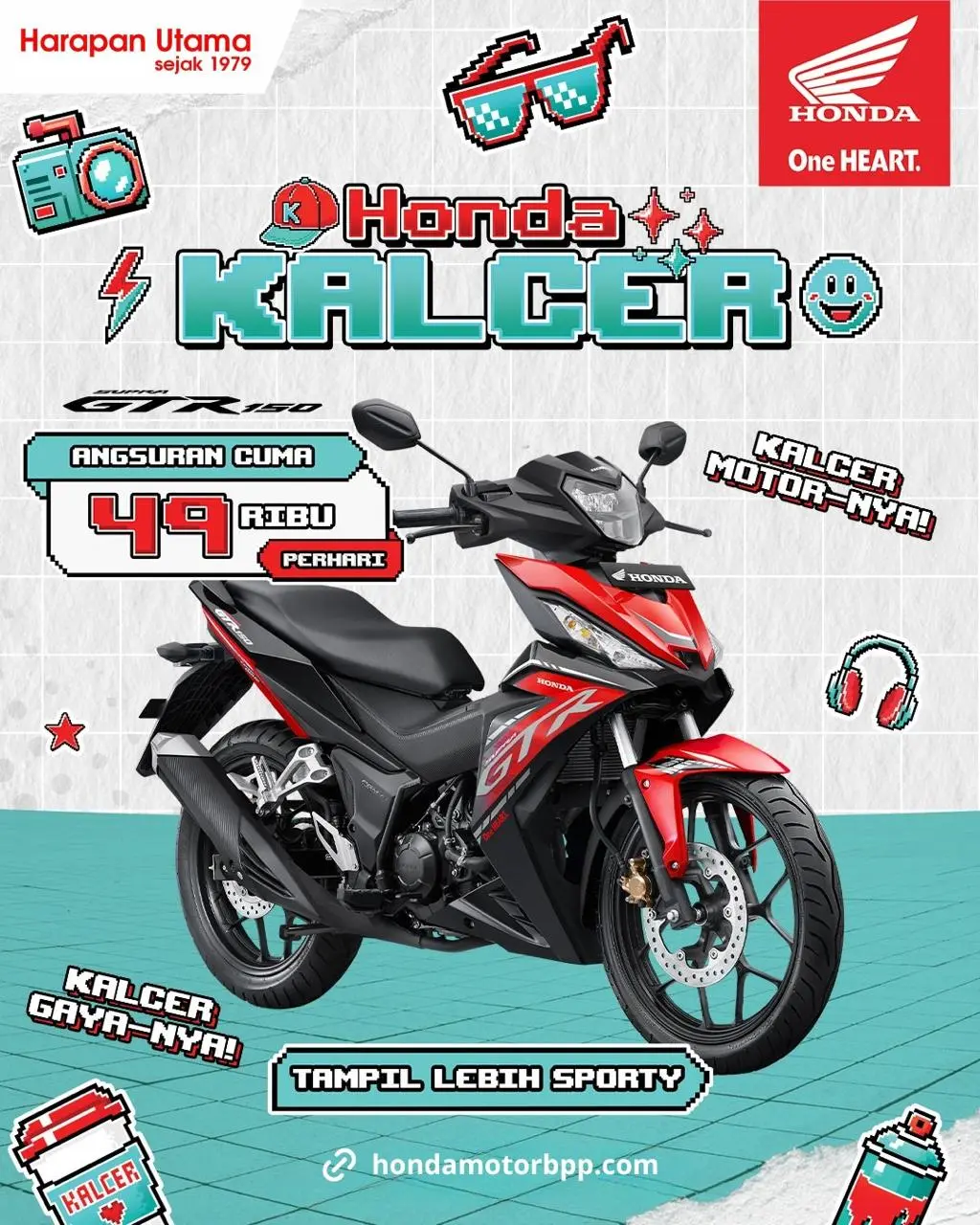 Promo Honda Supra GTR 150 Balikpapan Bulan Juni 2026 angsuran harian